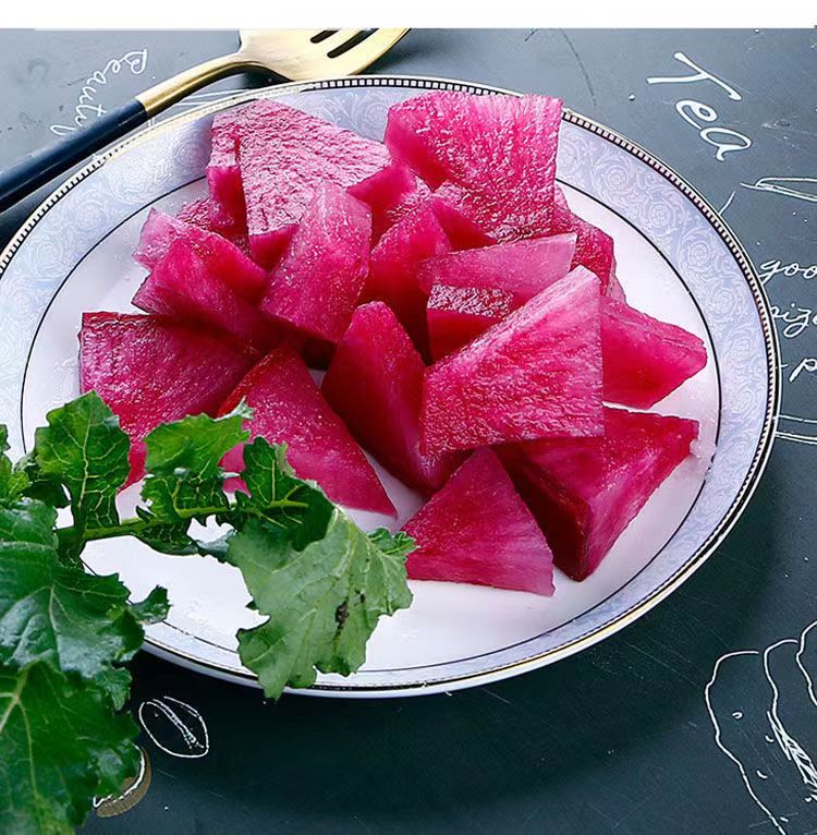 Pineapple Fruit Radish Seeds | Sweet Purple Variety