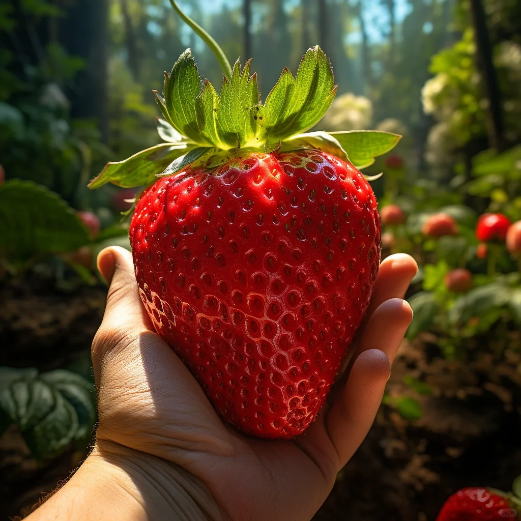 Cream Giant Strawberry Seeds | Large Juicy Variety