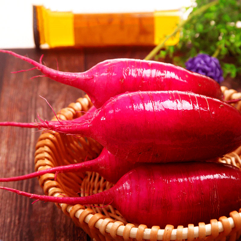 Pineapple Fruit Radish Seeds | Sweet Purple Variety