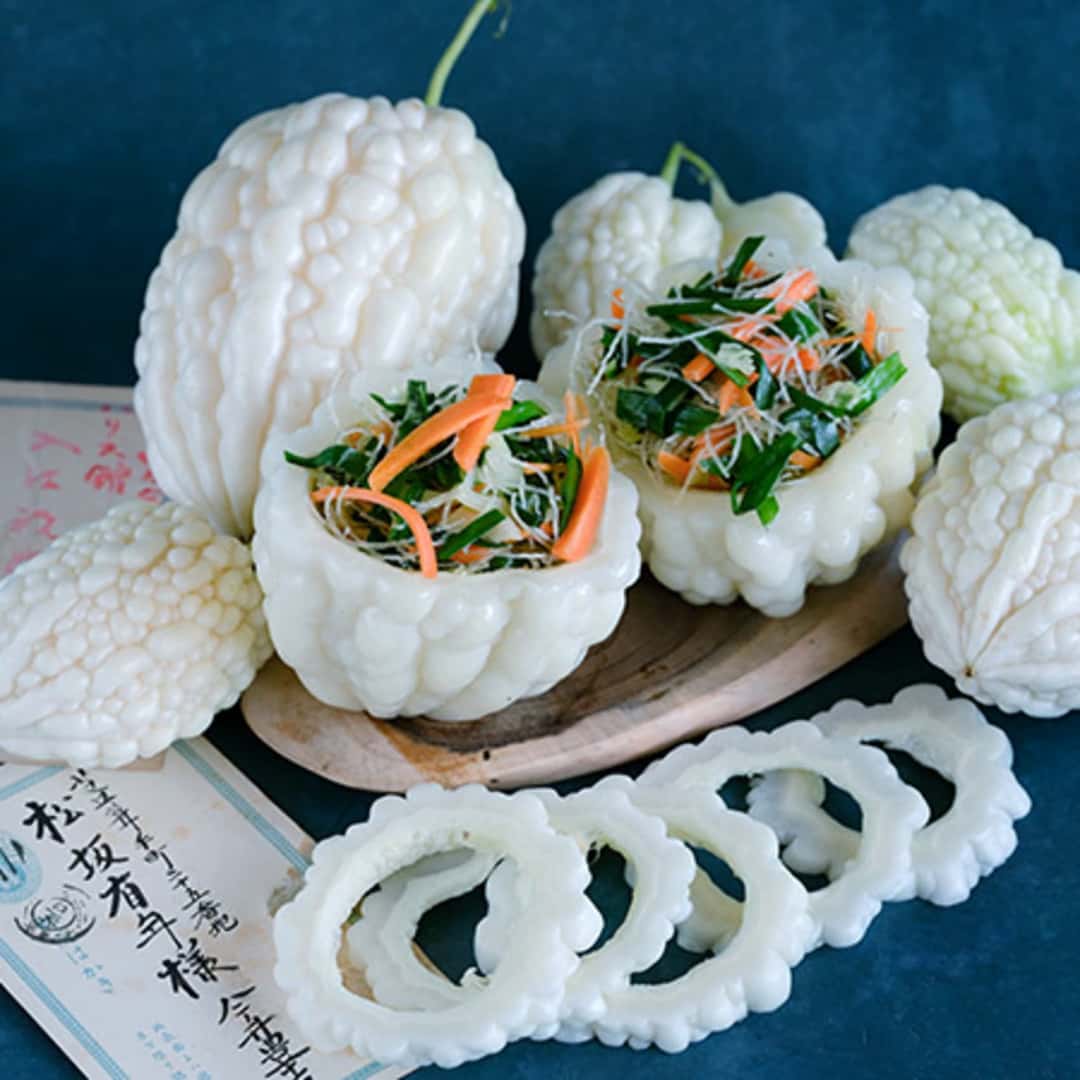 Apple Bitter Melon Seeds | Heirloom Bitter Gourd