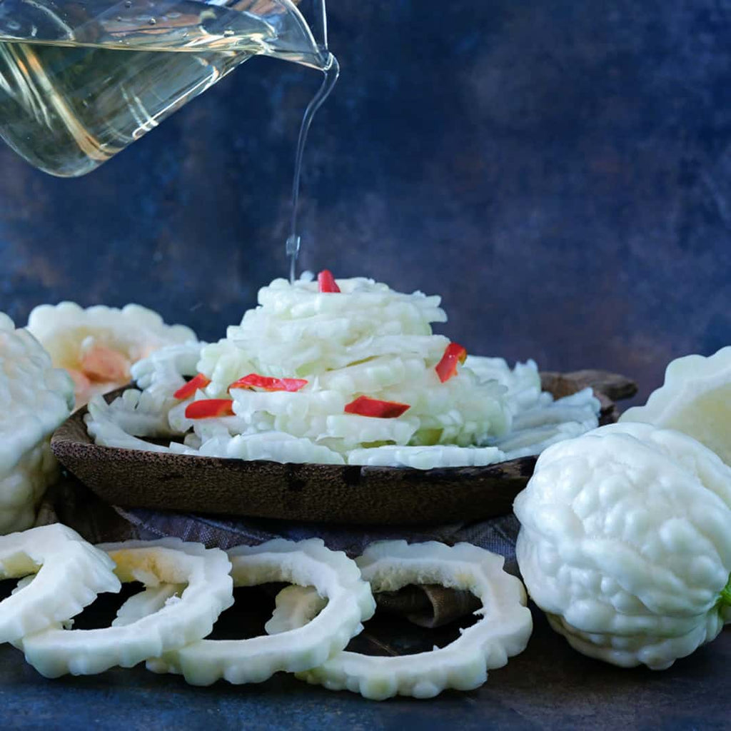 Apple Bitter Melon Seeds | Heirloom Bitter Gourd