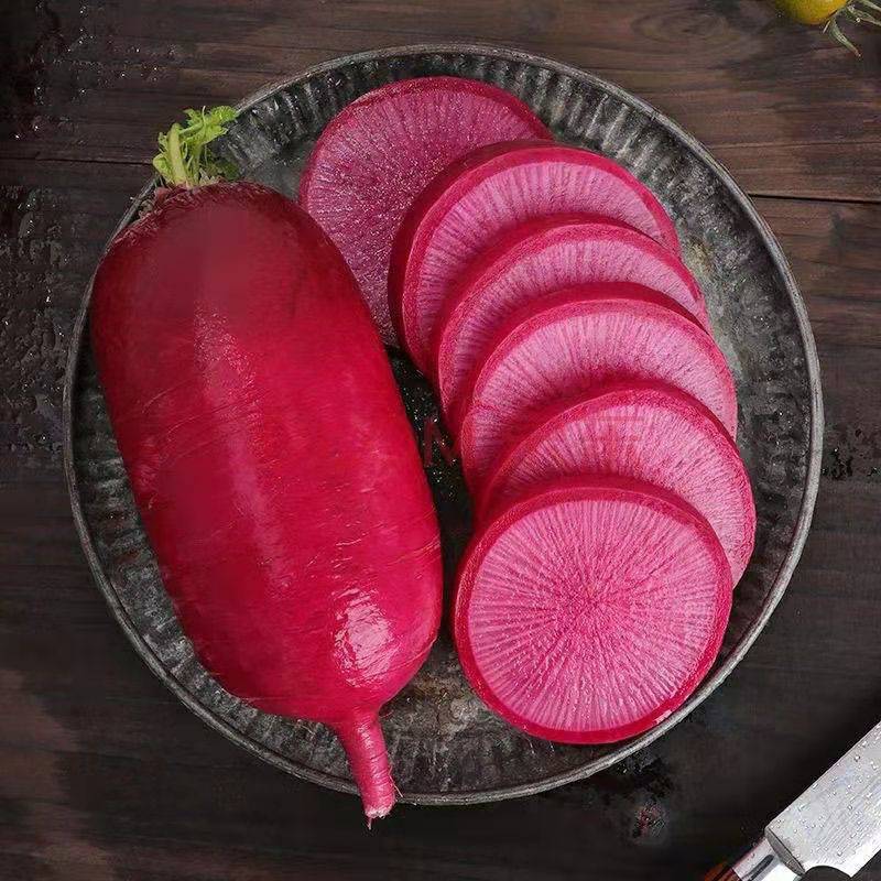 Pineapple Fruit Radish Seeds | Sweet Purple Variety